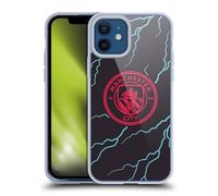 Head Case Designs Officially Licensed Manchester City Man City FC Third 2023/24 Badge Kit Soft Gel Case Compatible With Apple iPhone 12 / iPhone 12 Pro