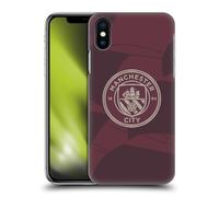 Head Case Designs Officially Licensed Manchester City Man City FC Third 2024/25 Badge Kit Hard Back Case Compatible With Apple iPhone X/iPhone XS