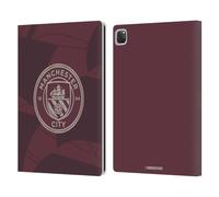 Head Case Designs Officially Licensed Manchester City Man City FC Third 2024/25 Badge Kit Leather Wallet Case Compatible With Apple iPad Pro 12.9 2020/2021/2022