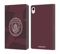 Head Case Designs Officially Licensed Manchester City Man City FC Third 2024/25 Badge Kit Leather Wallet Case Compatible With Apple iPad mini (2021/2024)