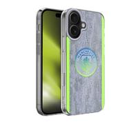 Head Case Designs Officially Licensed Manchester City Man City FC Third 2025/26 Badge Kit Gel Case [Military Grade Protection] Compatible With Apple iPhone 17
