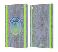 Head Case Designs Officially Licensed Manchester City Man City FC Third 2025/26 Badge Kit Leather Wallet Case Compatible With Apple iPad 9.7 2017 / iPad 9.7 2018