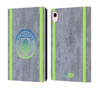 Head Case Designs Officially Licensed Manchester City Man City FC Third 2025/26 Badge Kit Leather Wallet Case Compatible With Apple iPad mini (2021/2024)
