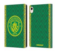 Head Case Designs Officially Licensed Manchester City Man City FC Third Goalkeeper 2023/24 Badge Kit Leather Wallet Case Compatible With Apple iPad mini (2021/2024)
