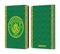 Head Case Designs Officially Licensed Manchester City Man City FC Third Goalkeeper 2023/24 Badge Kit Leather Wallet Case Compatible With Amazon Kindle Paperwhite 6