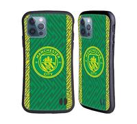 Head Case Designs Officially Licensed Manchester City Man City FC Third Goalkeeper 2023/24 Badge Kit Hybrid Case Compatible With Apple iPhone 12 / iPhone 12 Pro