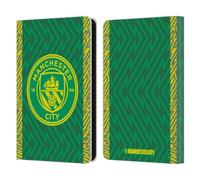 Head Case Designs Officially Licensed Manchester City Man City FC Third Goalkeeper 2023/24 Badge Kit Leather Wallet Case Compatible With Amazon Kindle 11th Gen (2024)