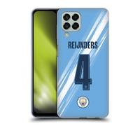 Head Case Designs Officially Licensed Manchester City Man City FC Tijjani Reijnders 2025/26 Players Home Kit 1st Group Gel Case [Military Grade Protection] Compatible With Samsung Galaxy M33 (2022)