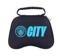 Head Case Designs Officially Licensed Manchester City Man City FC We're Not Really Here Graphic Logo Hard Storage Travel Carry Case Compatible With Sony PS5 DualSense & Xbox Controller