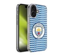 Head Case Designs Officially Licensed Manchester City Man City FC We're Not Really Here Pattern Soft Gel Case for Apple iPhone 17