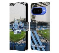 Head Case Designs Officially Licensed Manchester City Man City FC You Are My City Moonchester & Moonbeam Leather Wallet Case Compatible With Google Pixel 10