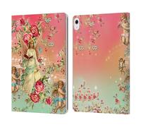Head Case Designs Officially Licensed Mark Ashkenazi Angels Florals Leather Wallet Case Compatible With Apple iPad Air 13 2024/2025