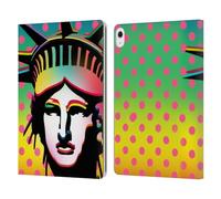 Head Case Designs Officially Licensed Mark Ashkenazi Liberty Pop Culture Leather Wallet Case Compatible With Apple iPad Air 13 2024/2025