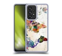 Head Case Designs Officially Licensed Mark Ashkenazi Map Of The World Pop Culture Gel Case [Military Grade Protection] Compatible With Samsung Galaxy A53 5G (2022)