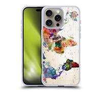 Head Case Designs Officially Licensed Mark Ashkenazi Map Of The World Pop Culture Gel Case [Military Grade Protection] Compatible with Apple iPhone 16 Pro Max and Compatible with MagSafe