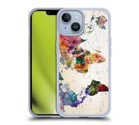 Head Case Designs Officially Licensed Mark Ashkenazi Map Of The World Pop Culture Gel Case [Military Grade Protection] Compatible With Apple iPhone 14