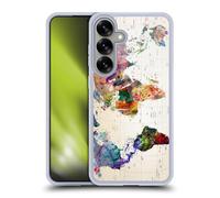 Head Case Designs Officially Licensed Mark Ashkenazi Map Of The World Pop Culture Gel Case [Military Grade Protection] Compatible with Samsung Galaxy S25+ and Compatible with MagSafe