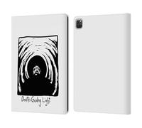 Head Case Designs Officially Licensed Matt Bailey Deaths Guiding Light Skull Leather Wallet Case Compatible With Apple iPad Pro 12.9 2020/2021/2022