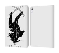 Head Case Designs Officially Licensed Matt Bailey No Forgiveness Samurai Leather Wallet Case Compatible With Apple iPad Air 13 2024/2025