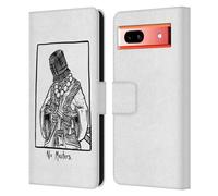 Head Case Designs Officially Licensed Matt Bailey No Masters Samurai Leather Wallet Case Compatible With Google Pixel 7a