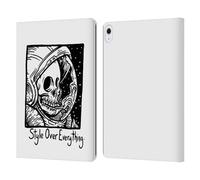 Head Case Designs Officially Licensed Matt Bailey Style Over Everything Skull Leather Wallet Case Compatible With Apple iPad Air 13 2024/2025
