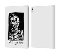 Head Case Designs Officially Licensed Matt Bailey We Fragile Things Skull Leather Wallet Case Compatible With Apple iPad Air 13 2024/2025