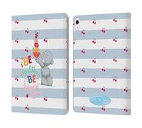 Head Case Designs Officially Licensed Me To You Be Healthy Retro Fun Leather Wallet Case Compatible With Apple iPad Air 13 2024/2025