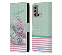 Head Case Designs Officially Licensed Me To You Cat Pet Classic Tatty Teddy Leather Book Wallet Case Cover Compatible With Moto G60 / Moto G40 Fusion