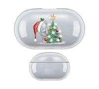 Head Case Designs Officially Licensed Me To You Christmas Tree Classic Tatty Teddy Clear Hard Crystal Cover Compatible With Samsung Galaxy Buds/Buds Plus
