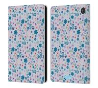 Head Case Designs Officially Licensed Me To You Flower Pattern Soft Focus Leather Wallet Case Compatible With Amazon Fire 7 2022