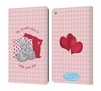 Head Case Designs Officially Licensed Me To You Hug Classic Tatty Teddy Leather Wallet Case Compatible With Apple iPad 10.2 2019/2020/2021