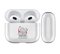 Head Case Designs Officially Licensed Me To You Night Before Christmas Classic Tatty Teddy Clear Hard Crystal Cover Compatible With Apple AirPods 3 3rd Gen Charging Case