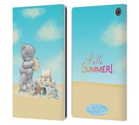 Head Case Designs Officially Licensed Me To You Summer Classic Tatty Teddy Leather Wallet Case Compatible With Amazon Fire Max 11 2023