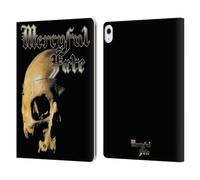 Head Case Designs Officially Licensed Mercyful Fate Skull Black Metal Leather Wallet Case Compatible With Apple iPad Air 13 2024/2025