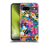 Head Case Designs Officially Licensed Michael David Ward Bees and Flowers Humor & Botanicals Gel Case [Military Grade Protection] Compatible with Google Pixel 8a and Compatible with MagSafe
