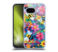 Head Case Designs Officially Licensed Michael David Ward Bees and Flowers Humor & Botanicals Gel Case [Military Grade Protection] Compatible With Google Pixel 9A