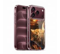 Head Case Designs Officially Licensed Michael David Ward Boom Shop Kitty Humor & Botanicals Gel Case [Military Grade Protection] Compatible With Apple iPhone 18 Pro