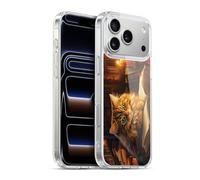 Head Case Designs Officially Licensed Michael David Ward Boom Shop Kitty Humor & Botanicals Gel Case [Military Grade Protection] Compatible with Apple iPhone 17 Pro Max and Compatible with MagSafe