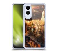 Head Case Designs Officially Licensed Michael David Ward Boom Shop Kitty Humor & Botanicals Gel Case [Military Grade Protection] Compatible With Samsung Galaxy S25 Edge