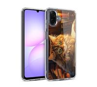 Head Case Designs Officially Licensed Michael David Ward Boom Shop Kitty Humor & Botanicals Gel Case [Military Grade Protection] Compatible With Samsung Galaxy A07 4G