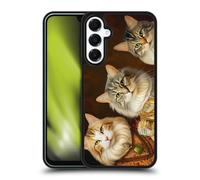 Head Case Designs Officially Licensed Michael David Ward Fancy Cats Animals Gel Armour Case [Military Grade Protection] Compatible With Samsung Galaxy A16 5G