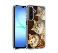 Head Case Designs Officially Licensed Michael David Ward Fancy Cats Animals Gel Case [Military Grade Protection] Compatible With Samsung Galaxy A17 4G / 5G