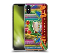 Head Case Designs Officially Licensed Michael David Ward Frog Animals Gel Case [Military Grade Protection] Compatible with Apple iPhone X/iPhone XS and Compatible with MagSafe