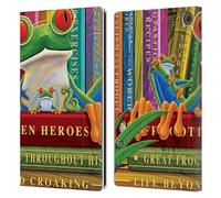 Head Case Designs Officially Licensed Michael David Ward Frog Animals Leather Wallet Case Compatible With Amazon Fire Max 11 2023