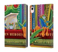 Head Case Designs Officially Licensed Michael David Ward Frog Animals Leather Wallet Case Compatible With Apple iPad mini (2021/2024)