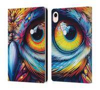 Head Case Designs Officially Licensed Michael David Ward Look Of The Wild Animals Leather Wallet Case Compatible With Apple iPad mini (2021/2024)