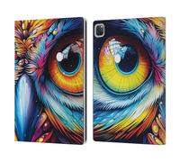Head Case Designs Officially Licensed Michael David Ward Look Of The Wild Animals Leather Wallet Case Compatible With Apple iPad Pro 12.9 2020/2021/2022