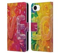 Head Case Designs Officially Licensed Michael David Ward Love Is Sweet Fantasy & Whimsical Leather Wallet Case Compatible With Apple iPhone 16e