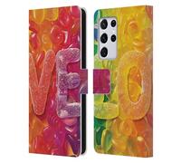 Head Case Designs Officially Licensed Michael David Ward Love Is Sweet Fantasy & Whimsical Leather Wallet Case Compatible With Samsung Galaxy S21 Ultra 5G