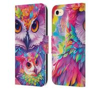 Head Case Designs Officially Licensed Michael David Ward Owl Love You Forever Animals Leather Wallet Case Compatible With Apple iPhone 7/8 / SE 2020 & 2022